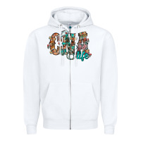 White cna life Zipper Hoodie - RacoonDesign