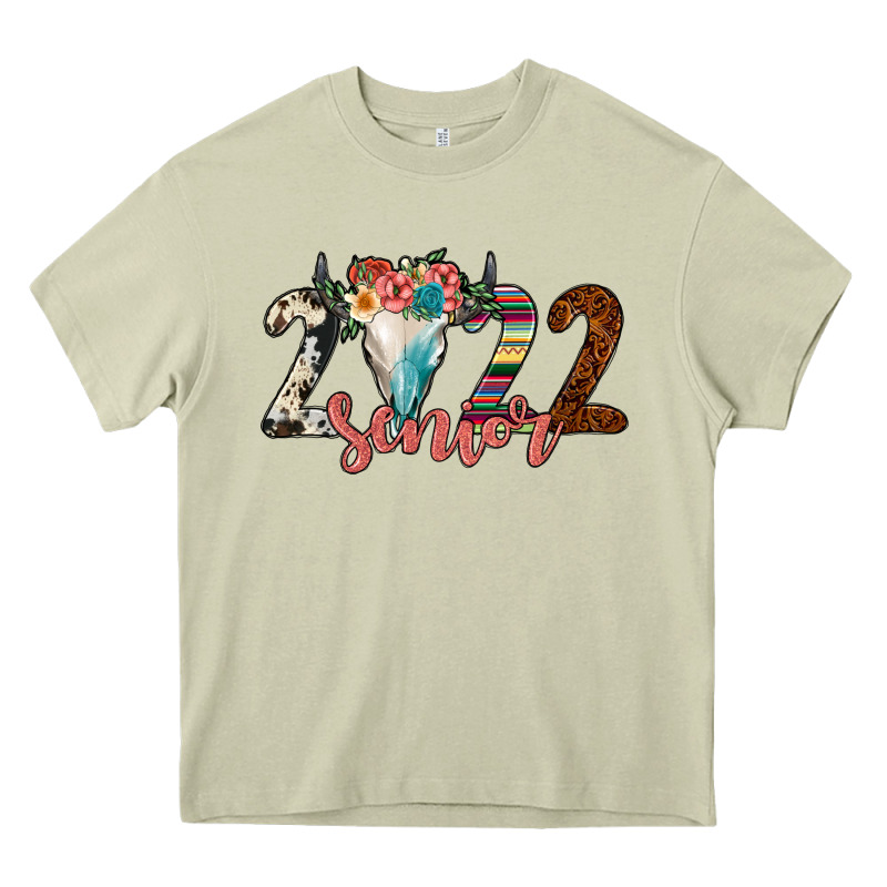 2022 Senior Bull Skull Heavy Core Tee by JahusDesignShop | Teevron