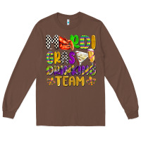 Chestnut mardi gras drinking team with glasses olivia Long Sleeve Tee - OliviaCreatesArt
