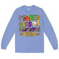 Colony Blue mardi gras drinking team with glasses olivia Long Sleeve Tee - OliviaCreatesArt