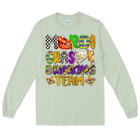 Matcha mardi gras drinking team with glasses olivia Long Sleeve Tee - OliviaCreatesArt