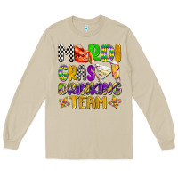 Mushroom mardi gras drinking team with glasses olivia Long Sleeve Tee - OliviaCreatesArt