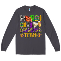 Smoke mardi gras drinking team with glasses olivia Long Sleeve Tee - OliviaCreatesArt