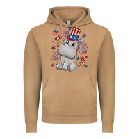 Vintage Camel fourth of july hippopotamus Vintage Hoodie - CowGirlArtShop