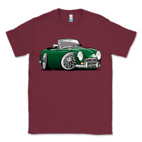 Burgundy MG MGB roadster personalized caricature YOK94J family Classic Tee - trangStudio