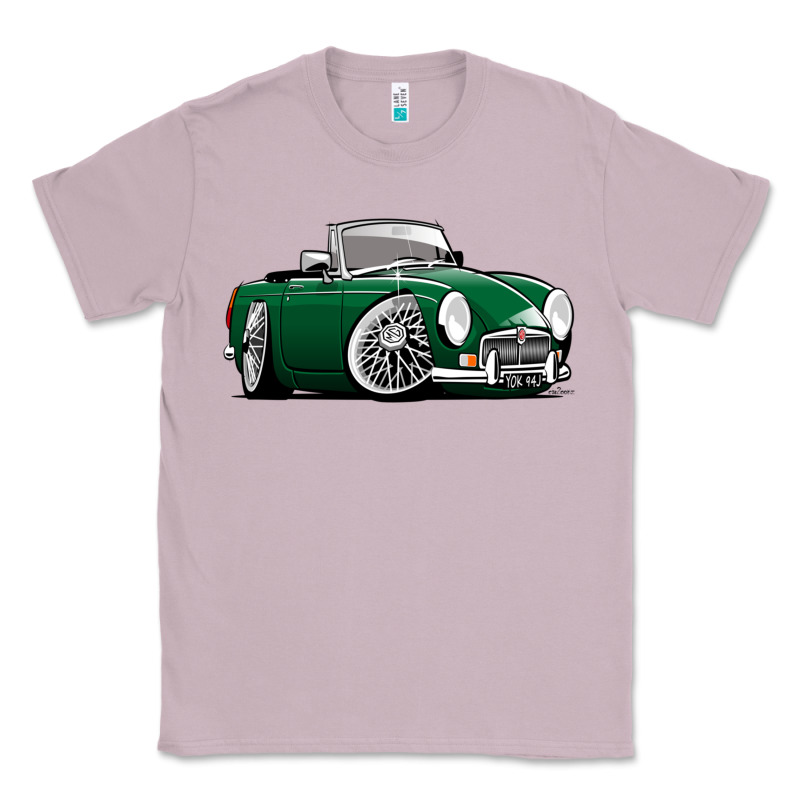 Mg Mgb Roadster Personalized Caricature Yok94j Family Classic Tee by trangStudio | Teevron