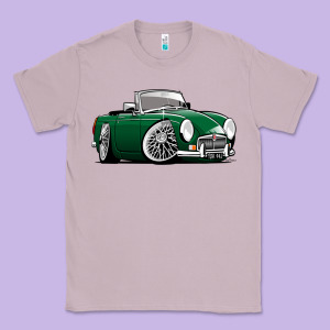 Mg Mgb Roadster Personalized Caricature Yok94j Family Classic Tee Designed By Trangstudio