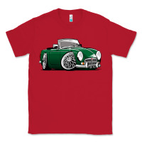Red MG MGB roadster personalized caricature YOK94J family Classic Tee - trangStudio