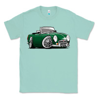 Seafoam MG MGB roadster personalized caricature YOK94J family Classic Tee - trangStudio