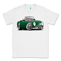 White MG MGB roadster personalized caricature YOK94J family Classic Tee - trangStudio