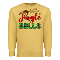 Antique Gold christmas jingle bells Premium Sweatshirt - BarkalooDesign