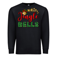 Black christmas jingle bells Premium Sweatshirt - BarkalooDesign