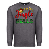 Charcoal Heather christmas jingle bells Premium Sweatshirt - BarkalooDesign