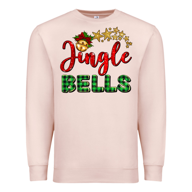 Christmas Jingle Bells Premium Sweatshirt by BarkalooDesign | Teevron