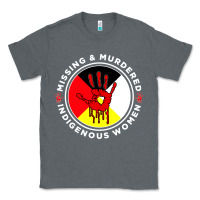 Charcoal Heather MMIW Missing & Murdered Indigenous Women Medicine wheel mmiw Classic Tee - trangStudio