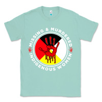 Seafoam MMIW Missing & Murdered Indigenous Women Medicine wheel mmiw Classic Tee - trangStudio