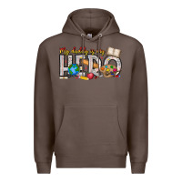 Coffee My Daddy is my Hero Teacher Premium Hoodie - CowhideDigitalArt