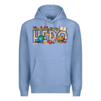 Colony Blue My Daddy is my Hero Teacher Premium Hoodie - CowhideDigitalArt