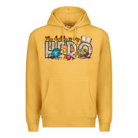 Mustard My Daddy is my Hero Teacher Premium Hoodie - CowhideDigitalArt