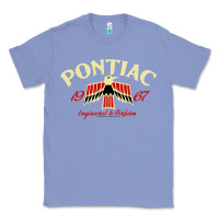 Colony Blue Pontiac 1967   Classic Look style  14265 Classic Tee - trangStudio