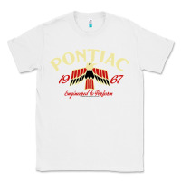 White Pontiac 1967   Classic Look style  14265 Classic Tee - trangStudio