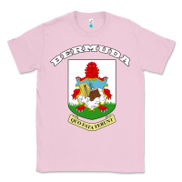 Bubblegum Pink Bermuda Coat of Arms Souvenir Gift Flag Bermudian Classic Tee - trangStudio