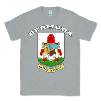 Heather Grey Bermuda Coat of Arms Souvenir Gift Flag Bermudian Classic Tee - trangStudio