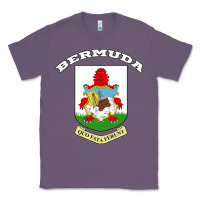 Lavender Bermuda Coat of Arms Souvenir Gift Flag Bermudian Classic Tee - trangStudio