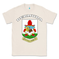 Natural Bermuda Coat of Arms Souvenir Gift Flag Bermudian Classic Tee - trangStudio