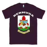 Plum Bermuda Coat of Arms Souvenir Gift Flag Bermudian Classic Tee - trangStudio
