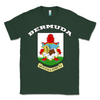 Sports Green Bermuda Coat of Arms Souvenir Gift Flag Bermudian Classic Tee - trangStudio