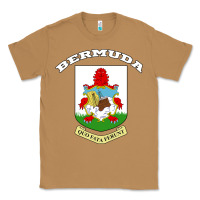 Toasted Coconut Bermuda Coat of Arms Souvenir Gift Flag Bermudian Classic Tee - trangStudio