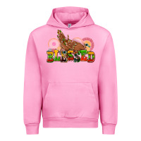 Fuchsia Pink blessed afro woman hands Urban Hoodie - AdoDesignShop
