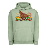 Pigment Oil Green blessed afro woman hands Urban Hoodie - AdoDesignShop