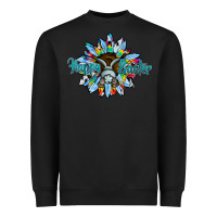Black happy easter sunflower Heavyweight Sweatshirt - CowhideDigitalArt