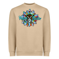 Happy Easter Sunflower Heavyweight Sweatshirt | Teevron