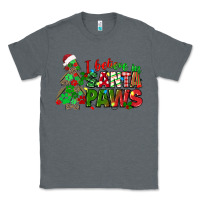 Charcoal Heather i believe in santa paws Classic Tee - texasbilliewilder