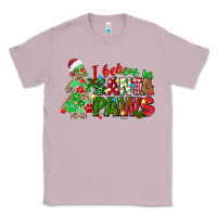 Lilac i believe in santa paws Classic Tee - texasbilliewilder