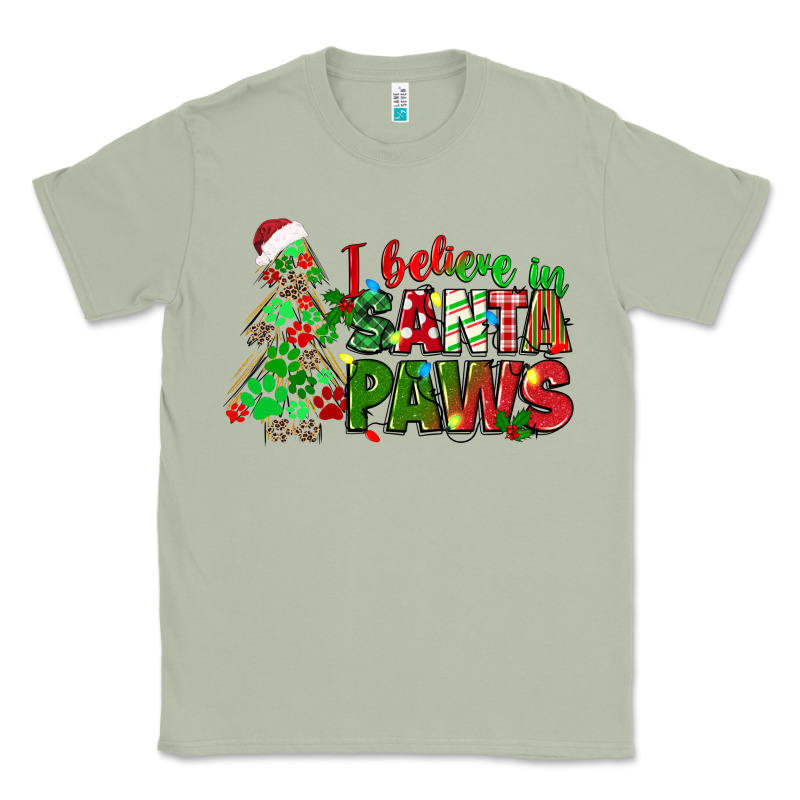 I Believe In Santa Paws Classic Tee by texasbilliewilder | Teevron