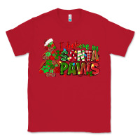 Red i believe in santa paws Classic Tee - texasbilliewilder