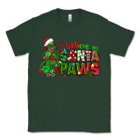 Sports Green i believe in santa paws Classic Tee - texasbilliewilder