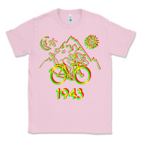 Bubblegum Pink Bicycle Day 1943 LSD Acid Hofmann Trip Classic Tee - trangStudio