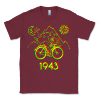 Burgundy Bicycle Day 1943 LSD Acid Hofmann Trip Classic Tee - trangStudio