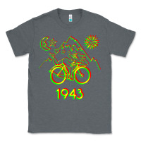Charcoal Heather Bicycle Day 1943 LSD Acid Hofmann Trip Classic Tee - trangStudio