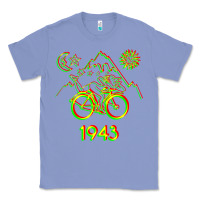 Colony Blue Bicycle Day 1943 LSD Acid Hofmann Trip Classic Tee - trangStudio