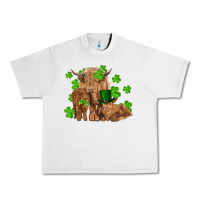 Lunar Rock st patrick's day cow family Urban Heavy Tee - RanaPortraitStore