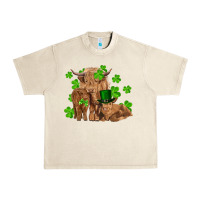 Sandshell st patrick's day cow family Urban Heavy Tee - RanaPortraitStore