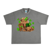 Tornado st patrick's day cow family Urban Heavy Tee - RanaPortraitStore