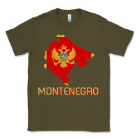Army Green Montenegrin Flag  Montenegro Classic Tee - trangStudio