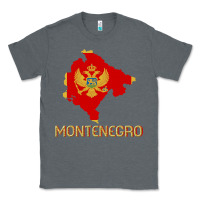 Charcoal Heather Montenegrin Flag  Montenegro Classic Tee - trangStudio